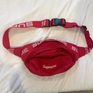 Supreme Waist Bag Fanny Pack Red